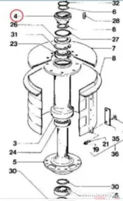 Pinion cositoare PZ ,Vicon,Deutz Fahr,Taarup 