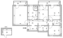 Vand apartament 4 camere central