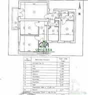 Apartament 4 camere, decomandat/Etaj 4/4 ,Zona Nord 