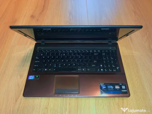 Laptop Asus K53S - Intel Core i7 / NVIDIA GeForce / Aluminiu / Stare Foarte Bună