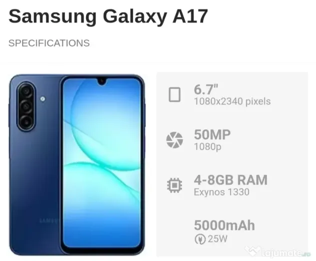 Samsung A17 SIGILAT cu Factura