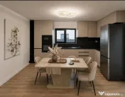 Masa extensibila moderna Travertin, Unica 
