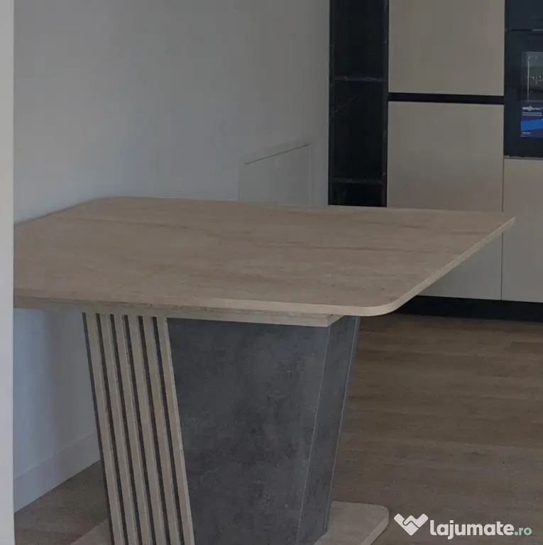 Masa extensibila moderna Travertin, Unica
