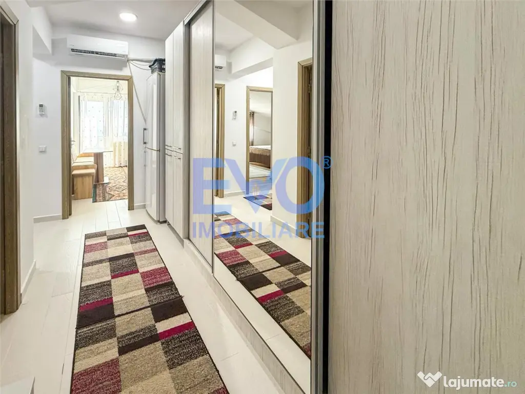 Apartament 2 camere, decomandat, aer conditionat, loc parcar