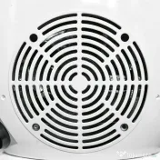 HOMCOM Semineu electric cu efect flacara, rotativ si portabil, putere 1500W 
