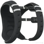 HOMCOM Vestă de Greutate Reglabilă pentru Antrenament de Forță, 10 kg, 40x35 cm, Negru