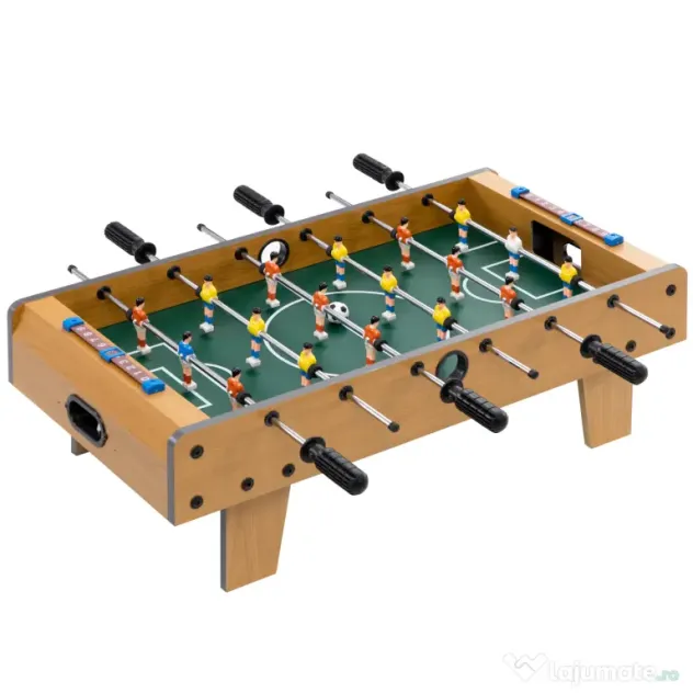HOMCOM Fotbal de Masă Pliabil pentru Adulți și Copii din MDF 69x36.5x22 cm