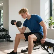 HOMCOM 2x15KG Gantere Hexagonale din Cauciuc Greutăți Portabile pentru Acasă