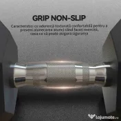 HOMCOM 2x15KG Gantere Hexagonale din Cauciuc Greutăți Portabile pentru Acasă