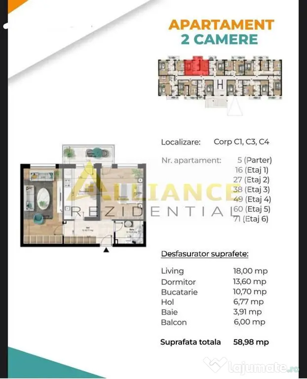 Popesti Metrou Berceni Apartament 2 camere