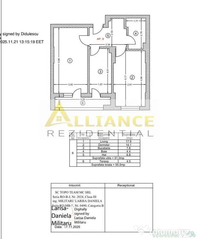 Apartament cu 2 camere decomandat I Parcare subterana