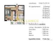 Apartament Tip Studio [ 750m Metrou Berceni ] 