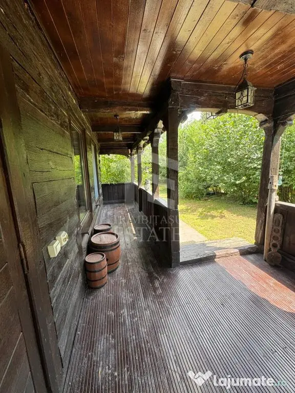 Casa autentixa maramureseana de vanzare in Snagov-Tancabesti