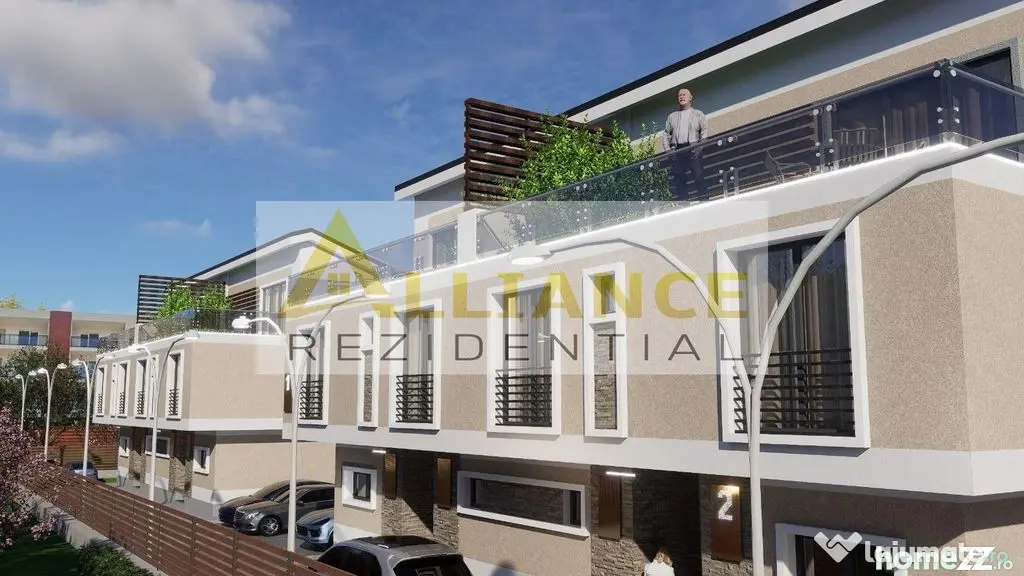 Popesti Leordeni-Duplex 5 camere - 4 bai-Terasa + Curte-2...