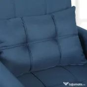 HOMCOM Fotoliu transformabil și reclinabil