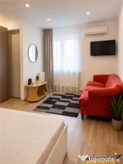 Garsoniera la casa, mobilata, 38mp, pivnita, pod mansardabil 