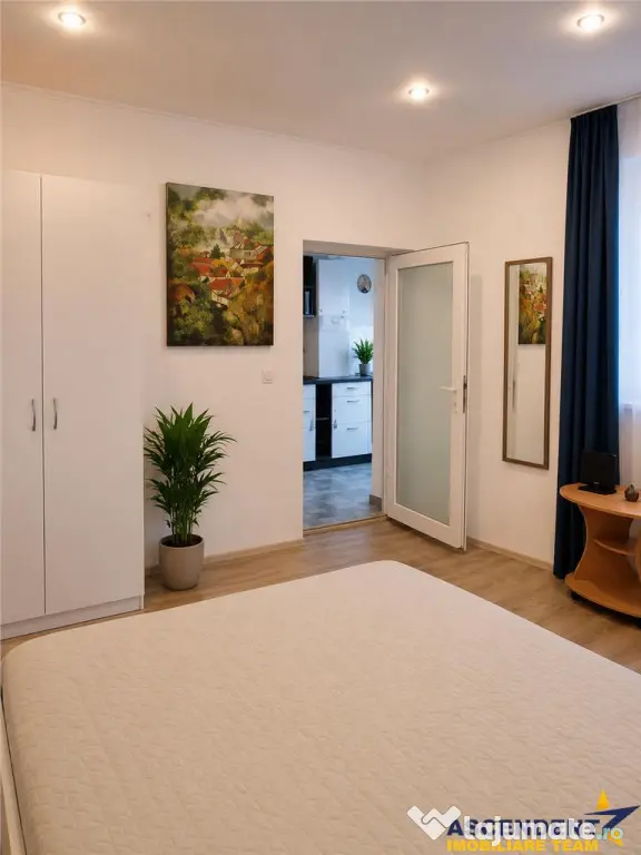 Garsoniera la casa, mobilata, 38mp, pivnita, pod mansardabil