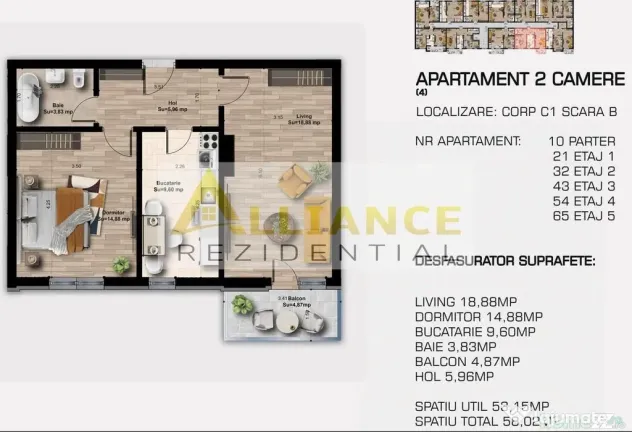 3 camere 2 bai - Complex rezidential modern - acces rapid...