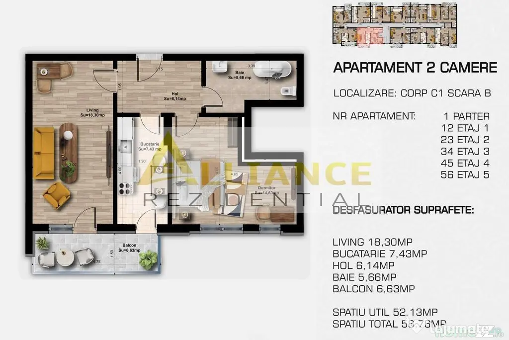 3 camere 2 bai - Complex rezidential modern - acces rapid...