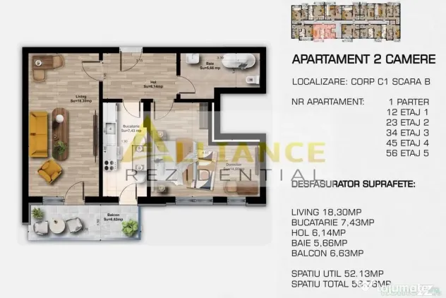 3 camere 2 bai - Complex rezidential modern - acces rapid...