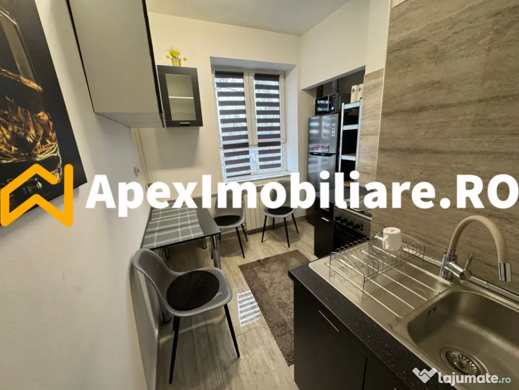 Garsoniera de inchiriat Barbu Vacarescu București | ApexImo