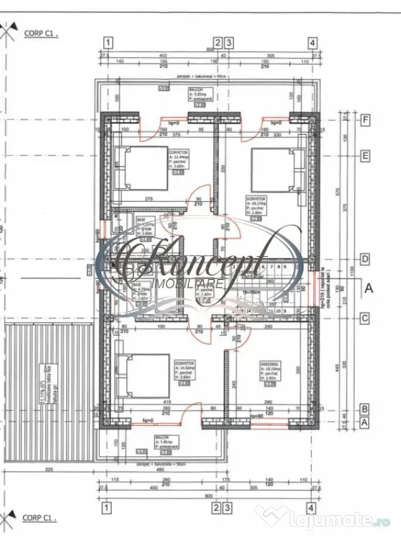 Casa individuala semifinisata, Campenesti