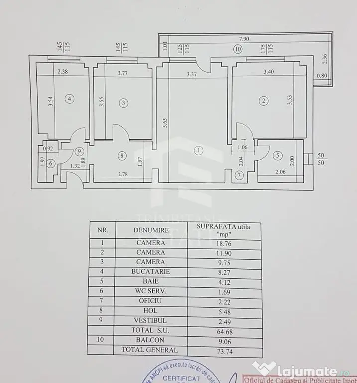 3 camere | Modern | Parcare | Gorjului