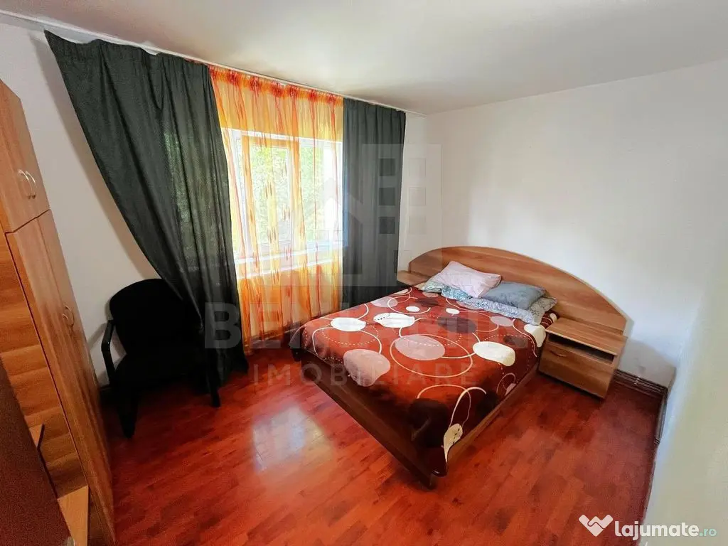 3 Camere-Etaj 2-Mobilat-Utilat-65mp-Centrala Termica-Braz...