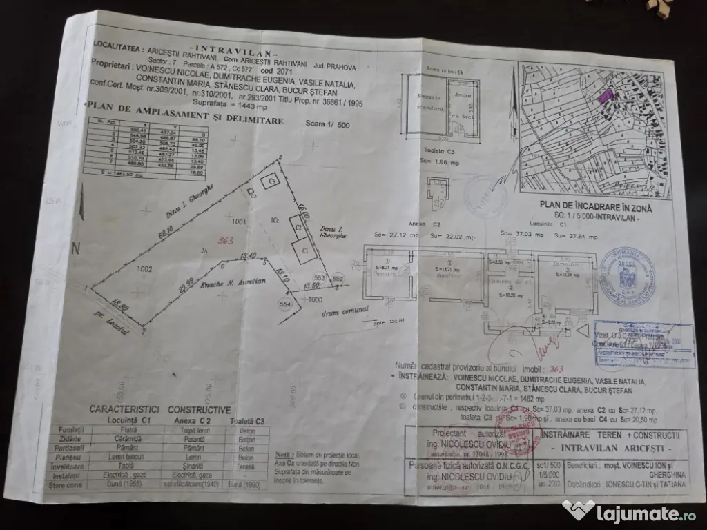 Casa + teren de vanzare Aricestii Rahtivani