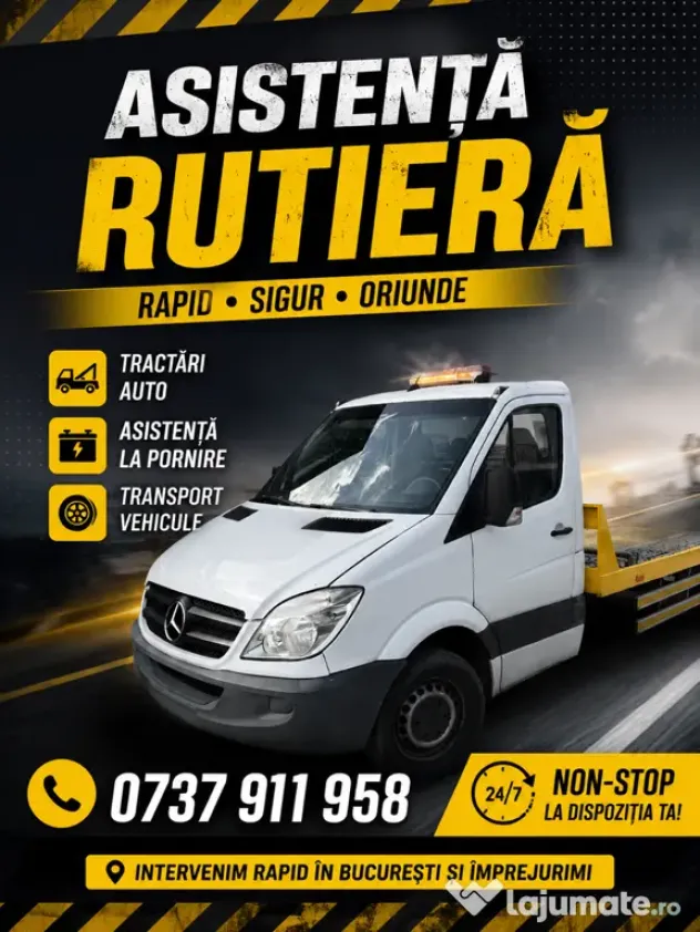 Tractari auto non stop București - Ilfov