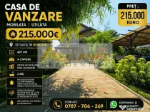 Casa de vanzare | Mobilata Utilata | 4 camere - 215.000€