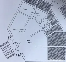 Spatiu comercial openspace 90,34 cartier Gheorgheni, aliment