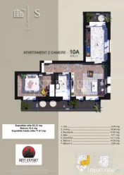2 Camere Zona Linistita -acces rapid STB-5 Min