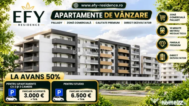 2 Camere | Bloc Intim | Terasă Generoasă | Comision 0% - Bucuresti (Bucuresti-Ilfov)