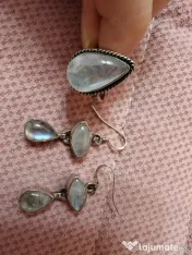 Set argint piatra lunii 