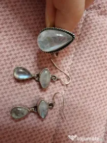 Set argint piatra lunii