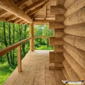 3.000mp de incantare montana cu cabana din lemn masiv, Zarne 