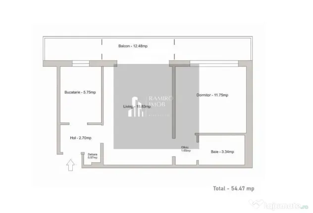 Apartament 2 camere decomandat Nitu Vasile -etaj 1