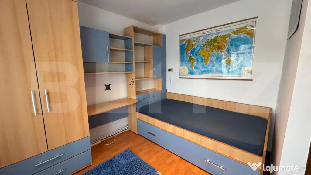 Apartament de inchiriat, cu trei camere, Calea Moldovei
