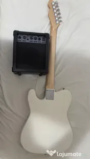Vând Set Chitară Electrică McGrey Rockit TL (Antique White) + Amplificator 