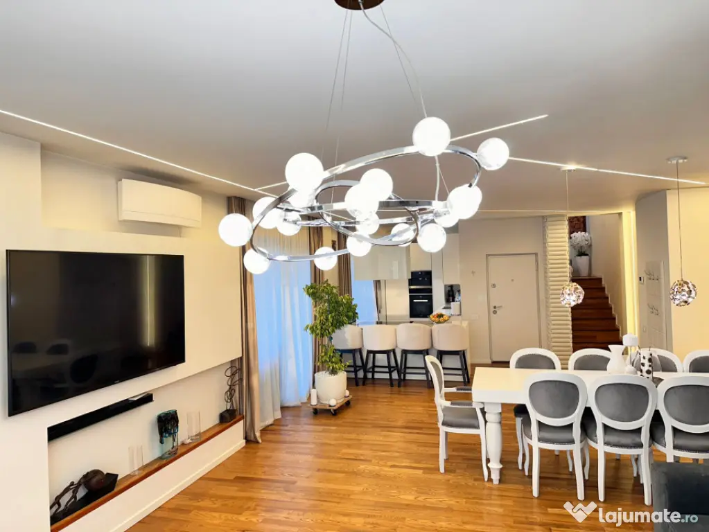 Penthouse lux 2 nivele 7 camere 180 mp | 3 terase 250 mp | z