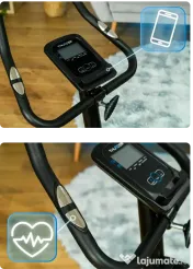 Bicicleta Fitness Magnetica 8 Niveluri de Rezistenta cu Volanta 