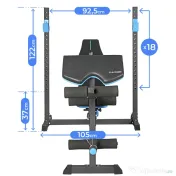 Banca Fitness Multifunctionala Croul NOUA la Cutie - Sarcina 240kg 