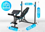 Banca Fitness Multifunctionala Croul NOUA la Cutie - Sarcina 240kg 