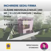 CLĂDIRE INDIVIDUALĂ NOUĂ | 260 MP | 10 LOCURI PARCARE ... 