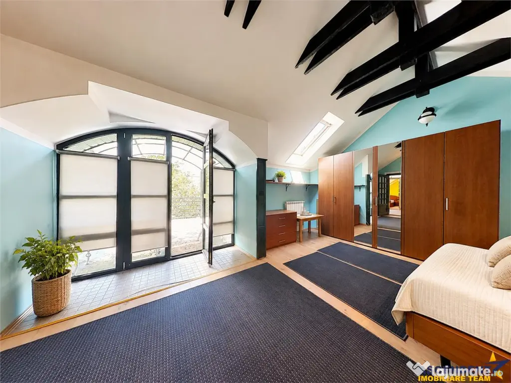 Vila individuala, arhitectura aparte, garaj, terasa, balcon