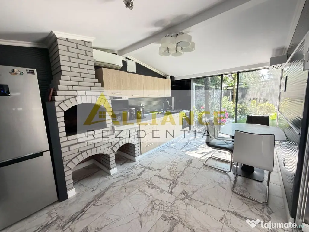 Casa P+1+M cu teren de 650 mp, piscina si curte complet a...