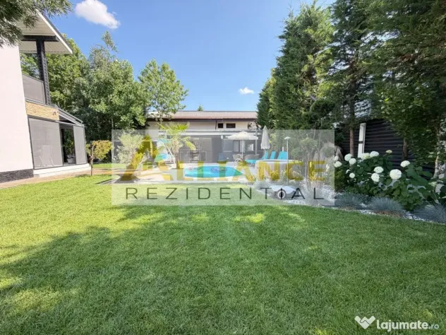 Casa P+1+M cu teren de 650 mp, piscina si curte complet a...