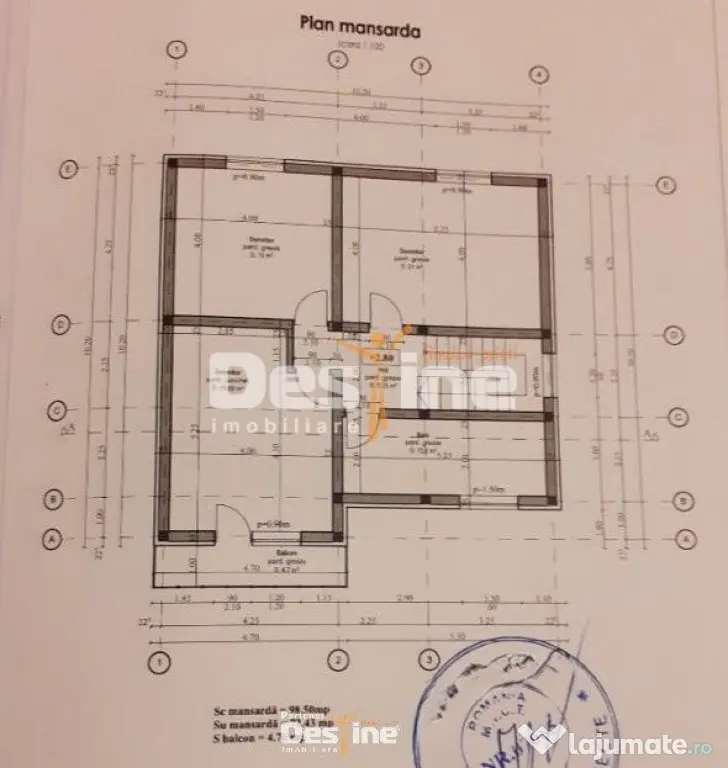 BARNOVA - Casă individuală P+M+POD, 145 mp + 789 mp teren - Barnova (Iasi)