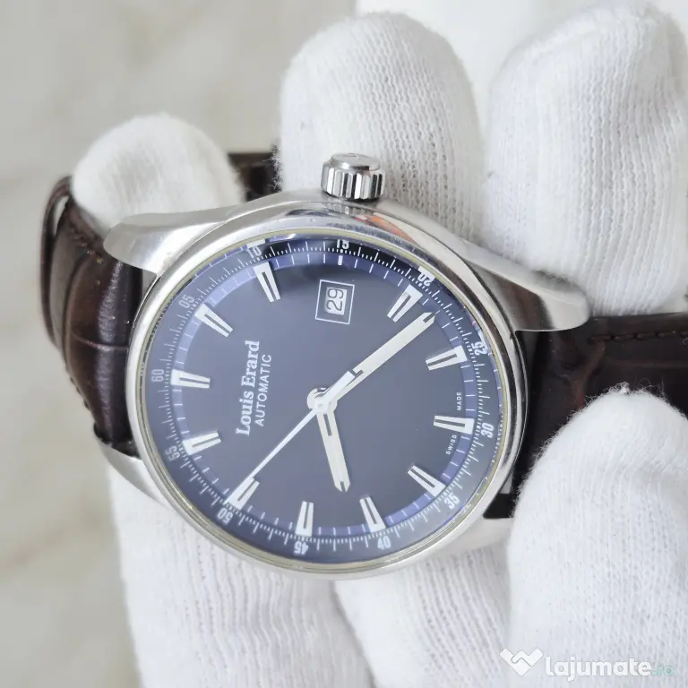 Ceas Louis Erard Heritage Sport Date ZEUS Amanet Militari
